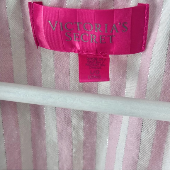 Vintage Victoria's Secret Cotton Striped Pajama Set - Picture 7 of 11